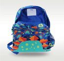 Mochila Escolar Infantil Com Capa de Chuva Dinossauro
