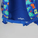 Mochila Escolar Infantil Com Capa de Chuva Dinossauro