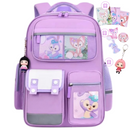 Mochila Escolar Ortopédica para Meninas com Chaveiro - CityBag