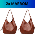 Bolsa de Couro EcoBella Luxuosa da Andyou - COMPRE 1 LEVE 2 [Últimas Unidades]