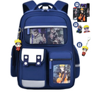 Mochila Escolar Naruto Ortopédica com Chaveiro - CityBag