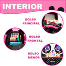Kit Mochila Escolar Infantil com Lancheira e Estojo 3em1 Panda