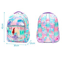 Mochila Infantil Pequena Sereia Disney com Estojo