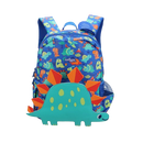 Mochila Escolar Infantil Com Capa de Chuva Dinossauro