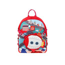 Mochila Escolar Infantil com Bolsa Extra Desenhos Animados