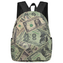 Mochila Escolar Com Estampa de Doláres - CityBag