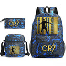 Kit Escolar Cristiano Ronaldo: Mochila, Lancheira e Estojo