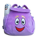 Mochila Infantil de Pelúcia Dora Aventureira Com Mapa - CityBag
