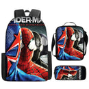 Kit Escolar Infantil Homem Aranha: Mochila, Lancheira e Estojo