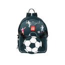 Mochila Escolar Infantil com Bolsa Extra Desenhos Animados