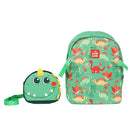 Mochila Escolar Infantil com Bolsa Extra Desenhos Animados