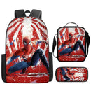Kit Escolar Infantil Homem Aranha: Mochila, Lancheira e Estojo