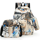 Kit Escolar com 3 Peças: Mochila, Bolsa de Ombro e Estojo - CityBag