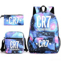 Kit Escolar Cristiano Ronaldo: Mochila, Lancheira e Estojo