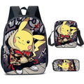 Kit Escolar 3 em 1 Pokémon: Mochila, Bolsa Térmica e Estojo