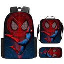 Kit Escolar Infantil Homem Aranha: Mochila, Lancheira e Estojo