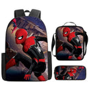 Kit Escolar Infantil Homem Aranha: Mochila, Lancheira e Estojo