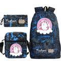 Kit Escolar Gato Pusheen - Mochila, Bolsa de Ombro e Estojo - CityBag