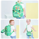 Mochila Escolar Infantil com Bolsa Extra Desenhos Animados