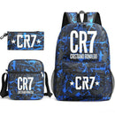 Kit Escolar Cristiano Ronaldo: Mochila, Lancheira e Estojo