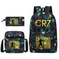 Kit Escolar Cristiano Ronaldo: Mochila, Lancheira e Estojo