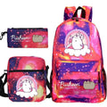 Kit Escolar Gato Pusheen - Mochila, Bolsa de Ombro e Estojo - CityBag