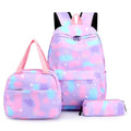 Conjunto Fashion 3 em 1: Mochila Escolar,  Lancheira e Estojo
