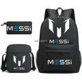 Kit Escolar do Messi Com 3 Peças - Mochila, Bolsa de Ombro e Estojo