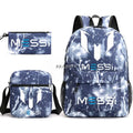 Kit Escolar do Messi Com 3 Peças - Mochila, Bolsa de Ombro e Estojo
