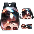 Kit Escolar Godzilla - Mochila, Bolsa de Ombro e Estojo