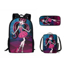 Kit Escolar Infantil Monster High - Mochila, Lancheira Térmica e Estojo