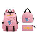 Kit Escolar Lilo & Stitch: Mochila, Lancheira e Estojo