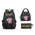 Kit Escolar Lilo & Stitch: Mochila, Lancheira e Estojo