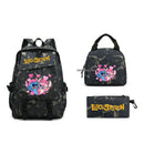 Kit Escolar Lilo & Stitch: Mochila, Lancheira e Estojo