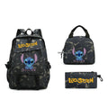 Kit Escolar Lilo & Stitch: Mochila, Lancheira e Estojo