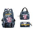 Kit Escolar Lilo & Stitch: Mochila, Lancheira e Estojo