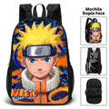 Mochila Escolar Dupla Face - Naruto