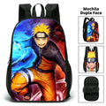 Mochila Escolar Dupla Face - Naruto