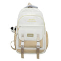 Mochila Escolar Feminina Impermeável  com Chaveiro - CityBag
