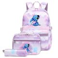 Mochila Escolar Feminina Infantil com Lancheira e Estojo Kit 3 Peças
