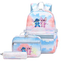 Mochila Escolar Feminina Infantil com Lancheira e Estojo Kit 3 Peças