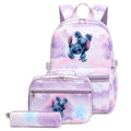 Mochila Escolar Feminina Infantil com Lancheira e Estojo Kit 3 Peças