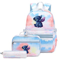 Mochila Escolar Feminina Infantil com Lancheira e Estojo Kit 3 Peças