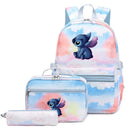 Mochila Escolar Feminina Infantil com Lancheira e Estojo Kit 3 Peças