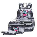 Mochila Escolar Feminina Infantil com Lancheira e Estojo Kit 3 Peças