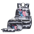 Mochila Escolar Feminina Infantil com Lancheira e Estojo Kit 3 Peças