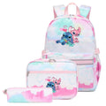 Mochila Escolar Feminina Infantil com Lancheira e Estojo Kit 3 Peças