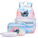 Mochila Escolar Feminina Infantil com Lancheira e Estojo Kit 3 Peças