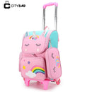 Mochila Escolar Infantil Unicórnio - Acompanha Estojo