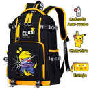 Mochila Escolar Luminosa do Pokémon Pikachu